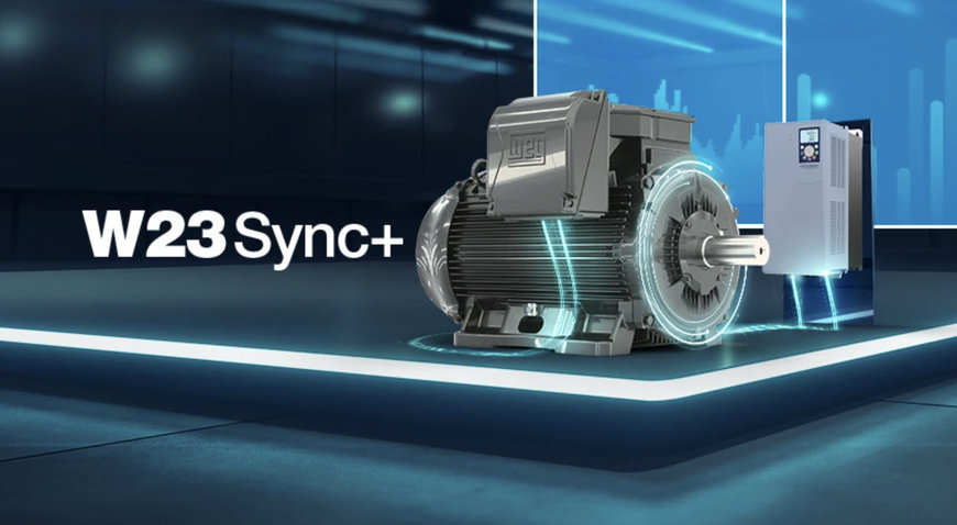 WEG W23 Sync+ motors guarantee greater energy savings and sustainability for the industry